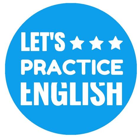 Lets Practice English Youtube Rare Words English English Logo