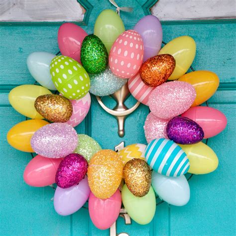 10 Minute Easter Egg Wreath 2 Cute And Easy Designs