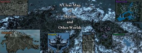 A Clear Map Of Skyrim And Other Worlds インターフェース Skyrim Special