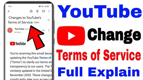 Changes To Youtubes Terms Of Service।। Youtube New Terms Of Service