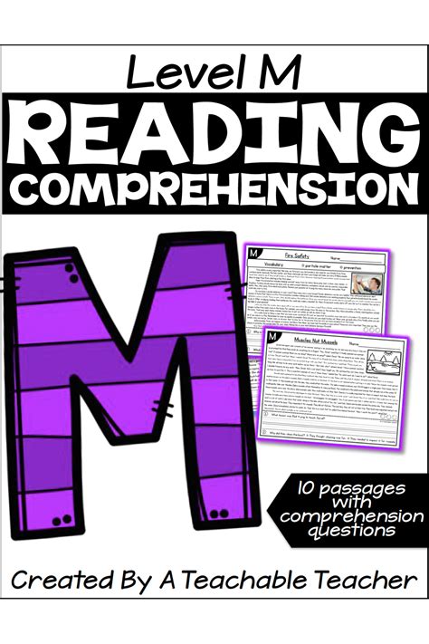 Level M Reading Comprehension - A Teachable Teacher