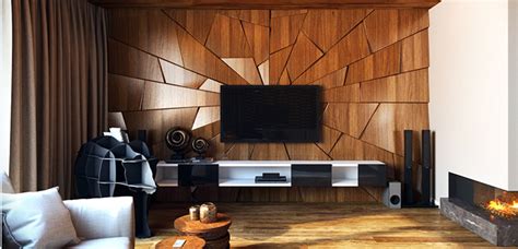 10 Attractive Wooden Wall Designs For Your Living Room 2023