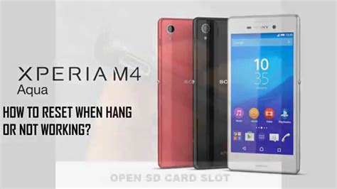 This will remove all data on the phone (but not the microsd card). How to reset sony xperia m4 aqua when hang or not ...