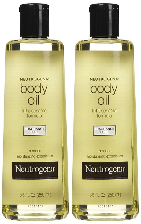 Neutrogena Body Oil Light Sesame Formula Amazon Beauty Products