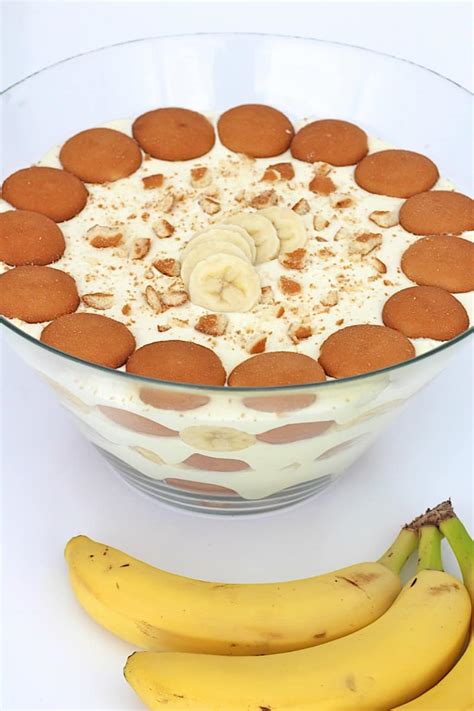 Banana Pudding Recipe Sweetened Condensed Milk Cool Whip Banana Poster