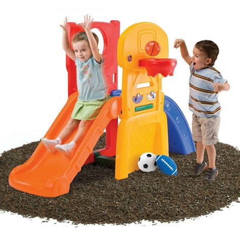 Kids Playground Climber And Slide Indoor Outdoor Backyard