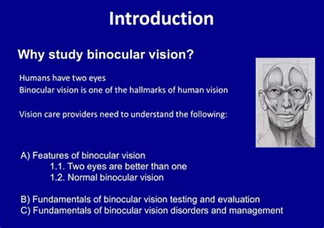 Introduction Binocular Vision Flashcards Quizlet