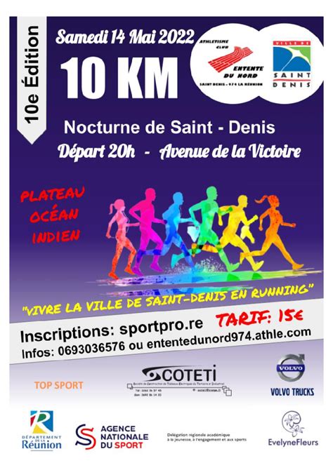 10 Km Nocturne De Saint Denis Courses Sport Pro Réunion