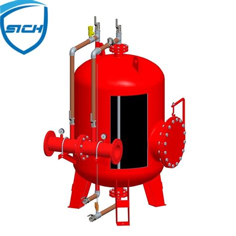 China Vertical Foam Bladder Tank For Fire Protection Type A Supplier