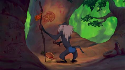 The Lion King 1994 Rafiki Learns Simba Is Alive Secne 51 Dehtm