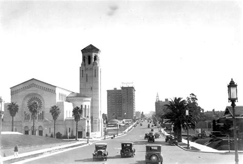 Looking East Along Wilshire Blvd From Normandie Ave On The Left Is The