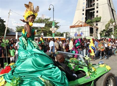 Haiti Celebrates Carnival Of Flowers