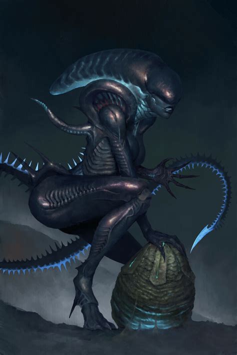 Artstation Xenomorphs Oleg Bulakh Predator Alien Art Alien