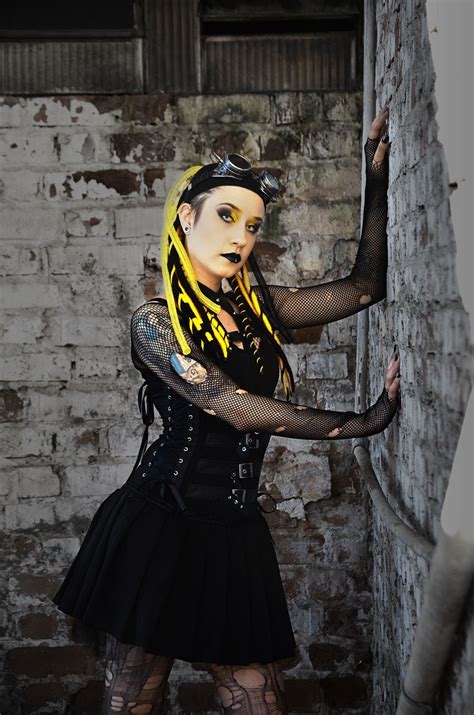 cybergoth style model bina ramos1 pic and makeup facebook