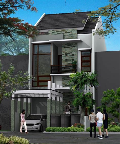 Kelebihan desain rumah ini adalah simpel, rapi, dan mengakomodasi semua kebutuhan akan. Gambar Rumah Minimalis 2 Lantai Type 21 9 - Desain Rumah ...