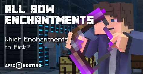 All The Best Minecraft Bow Enchantments Apex Hosting