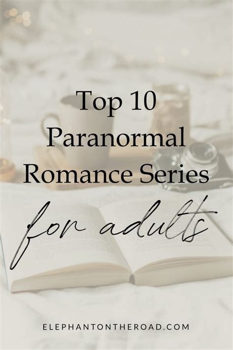 top 10 paranormal romance series for adults — elephant on the road