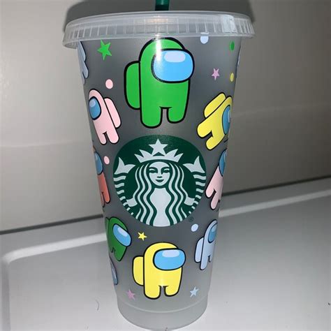 Among Us Starbucks Cold Cup Etsy Uk