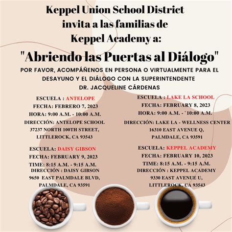 Abriendo Las Puertas Al Diálogo Keppel Union School District