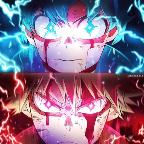Maybe you would like to learn more about one of these? Uska | Anime Artist uu on Instagram: "💥 Midoriya x Bakugo OFA 100💥 I really really love this ...