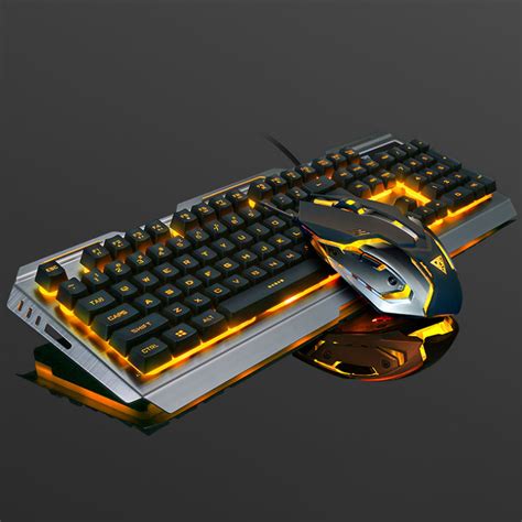 Buy Keyboard And Mouse Set Cool Style Lighting Fashion Esports Computer
