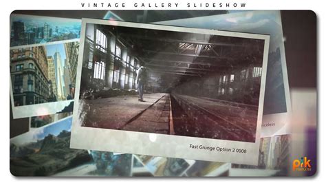 Start making awesome videos online! Vintage Gallery Slideshow Free After Effect Template - Pik ...