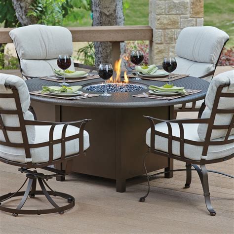 Gas Fire Pit Dining Table Set Pier One Java Arete Alayneabrahams