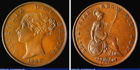 NumisBids London Coins Ltd Auction 175 Lot 2040 Halfpenny 1839 39