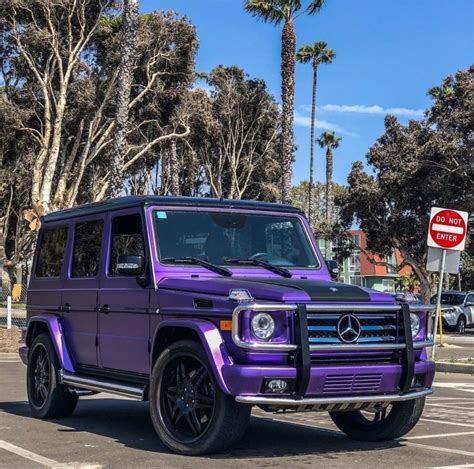 Purple G Wagon With Black Rims Dream Cars New Luxury Cars Dream