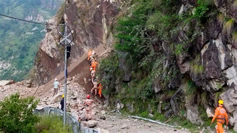 Two People Dead And At Least 25 Trapped By Landslide In Northern India