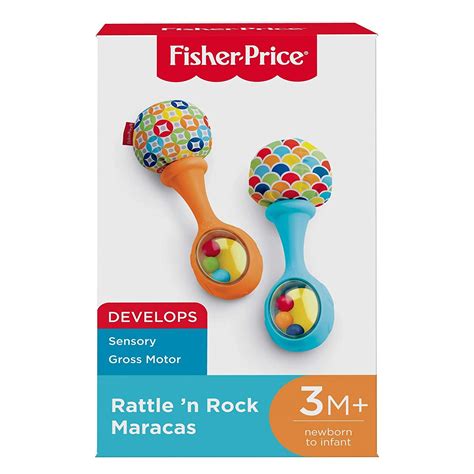 Fisher Price Rattle N Rock Maracas Blueorange Square Imports