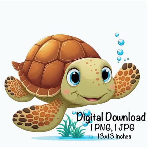 Turtle Clipart For Kids