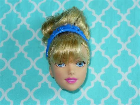 2005 DISNEY GLITTER PRINCESS CINDERELLA Barbie Doll Mattel OOAK Broken