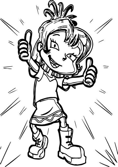 Cool Kimi Rugrats All Grown Up Hello Coloring Page Rugrats All Grown