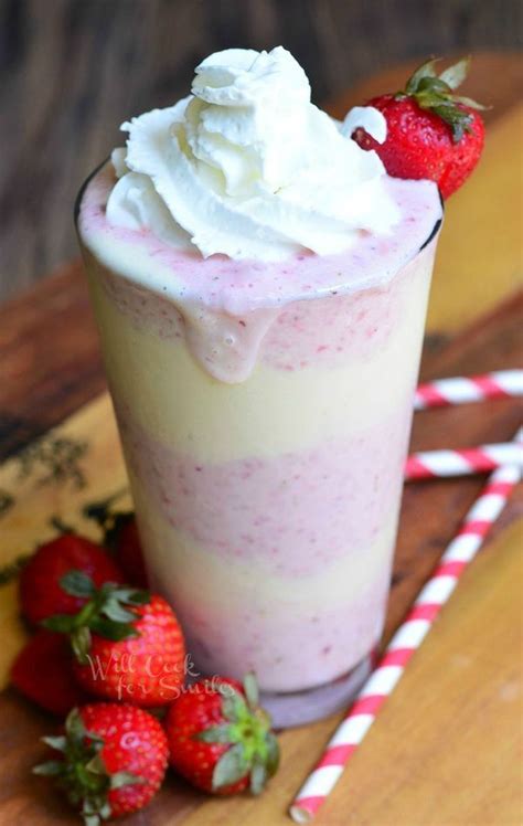 Strawberry Shortcake Milkshake Will Cook For Smiles Milkshake