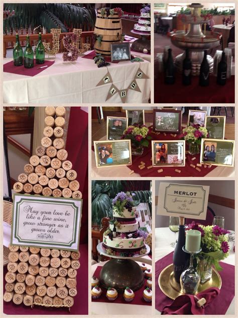 The couple decided on a luxurious great gatsby theme which led to tons of gold details, shiny crystals, luxe floral designs and a glamorous ambience. Wine themed bridal shower | Bridal shower wine theme ...