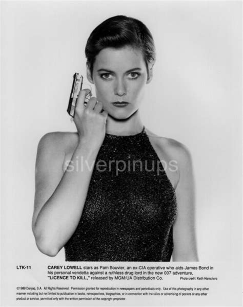 Orig 1989 Carey Lowell Bond Beauty Licence To Kill Portrait