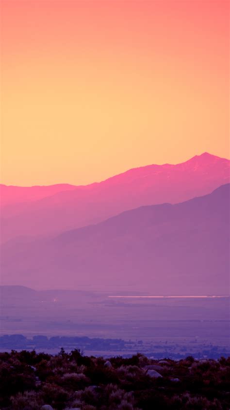 Pink Sky Wallpaper 4k Sunset Gradient Nature 3162