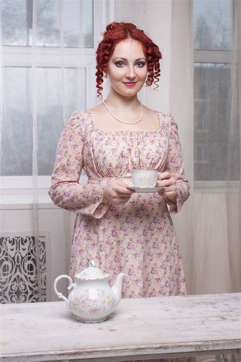 Regency Morning Dress 1800s Home Gown Etsy Uk Dresses Gowns