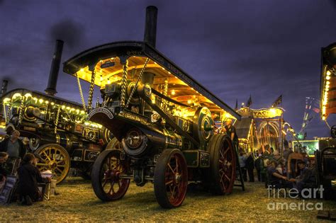 Showmans Engines At Night Photograph By Rob Hawkins