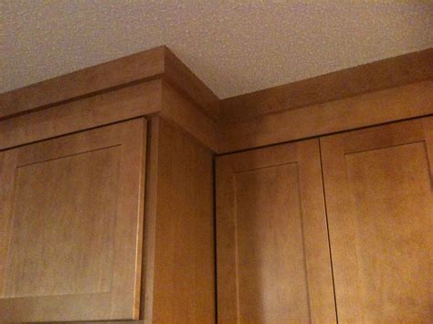 Custom Designed Crown Moulding Stack Kitchen Cabinets Trim Kitchen