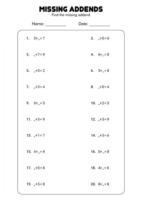 12 Best Images Of For First Grade Addition Worksheets First Grade