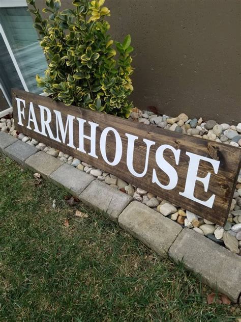 Farmhouse Signlarge Farmhouse Signrustic Farmhouse Etsy