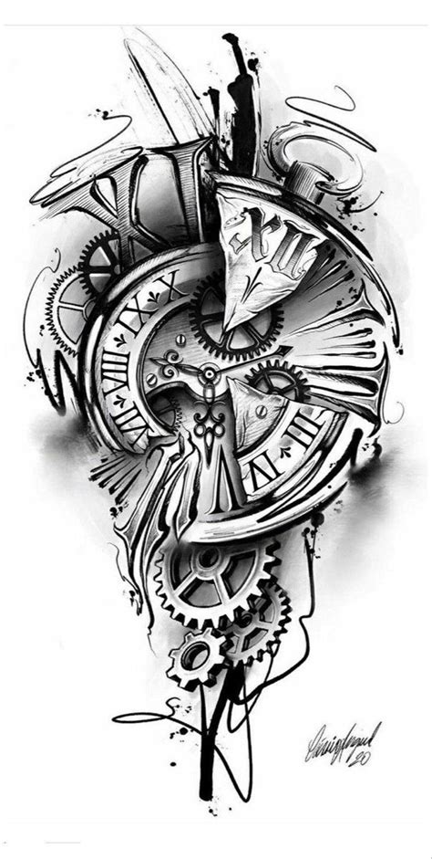 Pin By K D On Tattoos And Body Art Clock Tattoo Sleeve Watch Tattoos