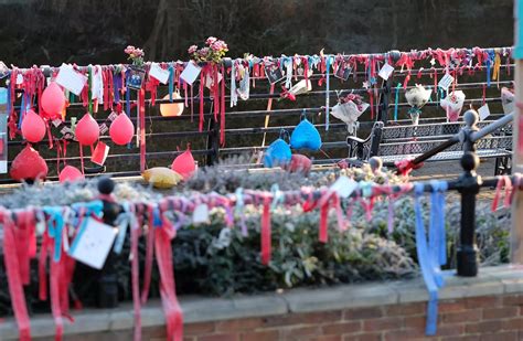 pictures show hundreds of flowers and ribbons left in tribute to luke jobson teesside live