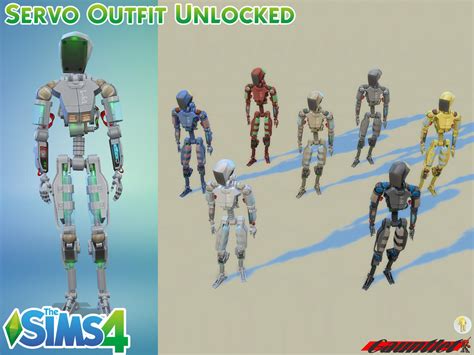 Sims4 Servo Outfit Unlocked By Gauntlet101010 On Deviantart