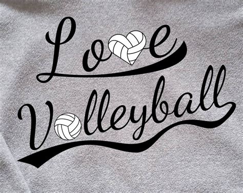 Free Free 267 Love Volleyball Svg SVG PNG EPS DXF File