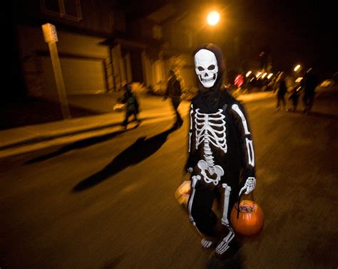 Walking Down The Street On A Halloween Night - Halloween: A Scary Night for Pedestrians — Lancer Insurance Company
