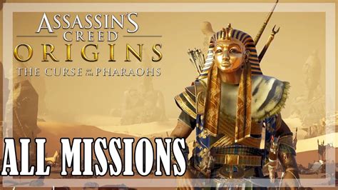 AC Origins DLC The Curse Of The Pharaohs All Missions Full Game
