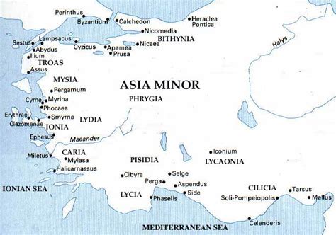 Mildred Patricia Baena Asia Minor Map
